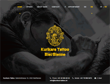 Tablet Screenshot of kurikara-tattoo.ch